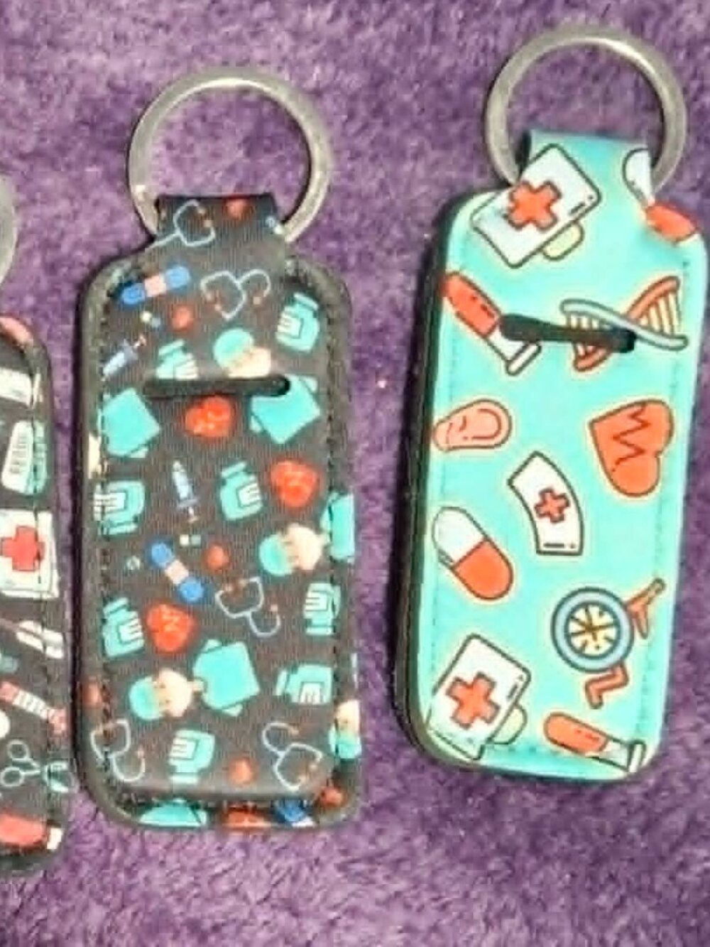 NWOT Nurse Design Chapstick Holders Set of 5
